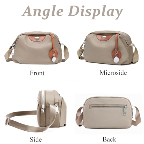 PALAY® Fashion Women Crossbody Bag Casual Nylon Daily Shoulder Double Layer Waterproof Messenger Versatile for Commuting Travel 3 PCS PALAY® Fashion Women Crossbody Bag Casual Nylon Daily Shoulder Double Layer Waterproof Messenger Versatile for Commuting Travel 3 PCS
